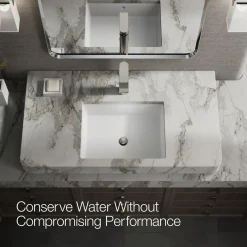 Tall single-handle bathroom sink faucet, 1.0 gpm