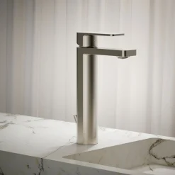 Tall single-handle bathroom sink faucet, 1.2 gpm