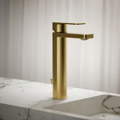 Tall single-handle bathroom sink faucet, 1.2 gpm