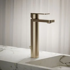 Tall single-handle bathroom sink faucet, 1.2 gpm