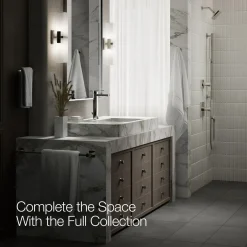 Tall single-handle bathroom sink faucet, 1.2 gpm