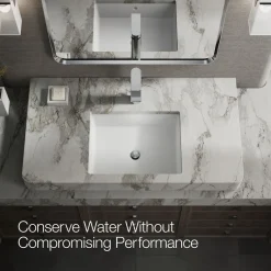 Tall single-handle bathroom sink faucet, 1.2 gpm