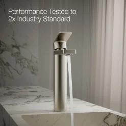 Tall single-handle bathroom sink faucet, 1.2 gpm