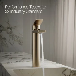 Tall single-handle bathroom sink faucet, 1.2 gpm