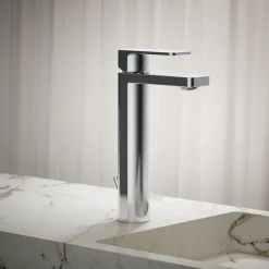 Tall single-handle bathroom sink faucet, 1.2 gpm