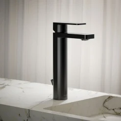 Tall single-handle bathroom sink faucet, 1.2 gpm