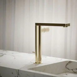 Tall single-handle bathroom sink faucet with Cylindrical handle, 1.2 gpm