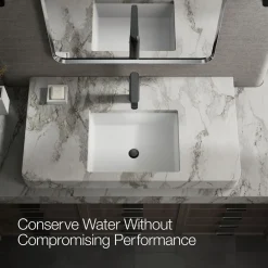 Tall single-handle bathroom sink faucet, 1.2 gpm
