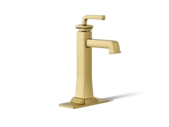 Tall single-handle bathroom sink faucet, 1.2 gpm
