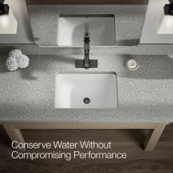 Tall single-handle bathroom sink faucet, 1.2 gpm