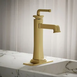 Tall single-handle bathroom sink faucet, 1.2 gpm