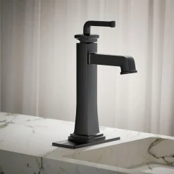 Tall single-handle bathroom sink faucet, 1.2 gpm