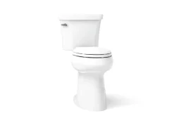 Tall two-piece elongated toilet, 1.28 gpf
