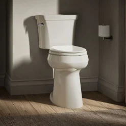 Tall two-piece elongated toilet, 1.28 gpf