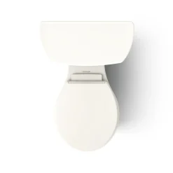 Tall two-piece round-front toilet, 1.28 gpf