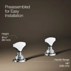 T-handle bathroom sink faucet handles
