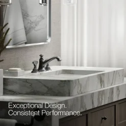T-handle bathroom sink faucet handles