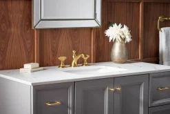 T-handle bathroom sink faucet handles