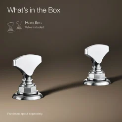 T-handle bathroom sink faucet handles