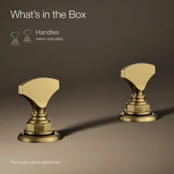 T-handle bathroom sink faucet handles
