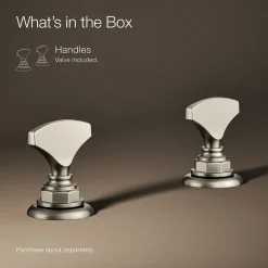 T-handle bathroom sink faucet handles
