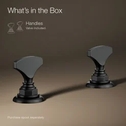 T-handle bathroom sink faucet handles