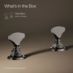 T-handle bathroom sink faucet handles