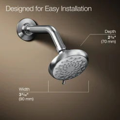 Three-function showerhead, 1.75 gpm