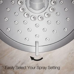 Three-function showerhead, 2.5 gpm