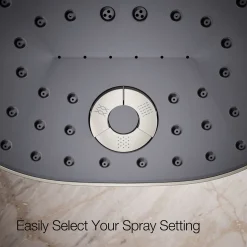 Three-function showerhead, 2.5 gpm