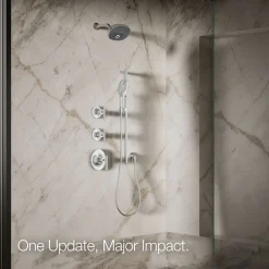 Three-function showerhead, 2.5 gpm