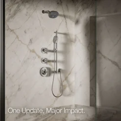 Three-function showerhead, 2.5 gpm