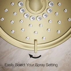 Three-function showerhead, 1.75 gpm