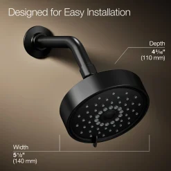 Three-function showerhead, 2.5 gpm