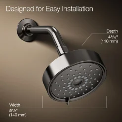 Three-function showerhead, 2.5 gpm