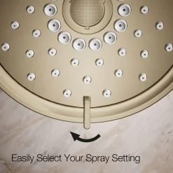 Three-function showerhead, 2.5 gpm