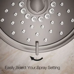 Three-function showerhead, 2.5 gpm