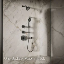Three-function showerhead, 2.5 gpm