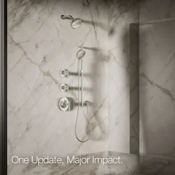 Three-function showerhead, 2.5 gpm