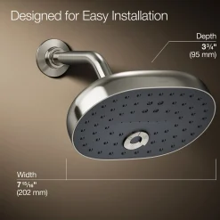 Three-function showerhead, 1.75 gpm
