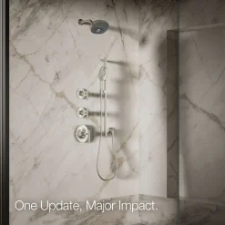 Three-function showerhead, 1.75 gpm