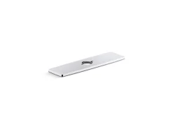Three-hole kitchen faucet escutcheon