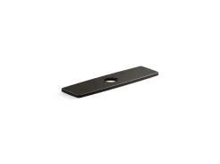Three-hole kitchen faucet escutcheon