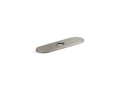 Three-hole kitchen faucet escutcheon