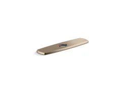 Three-hole kitchen faucet escutcheon