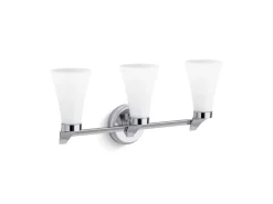 Three-light sconce