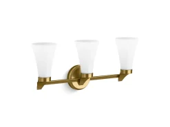 Three-light sconce