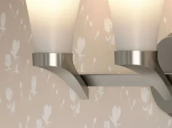 Three-light sconce