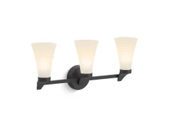 Three-light sconce