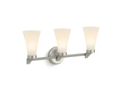 Three-light sconce